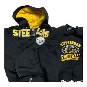 Bundle of 2 Pittsburgh Steelers sweatshirts